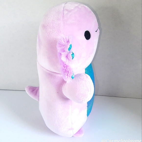 MONICA 🦎Purple Axolotl Iridescent Belly HugMees Original Squishmallow ☆》NWT《☆ - Picture 6 of 9